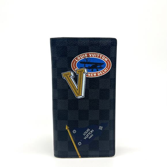 Louis Vuitton Daimer Graphite Brazza Wallet Bifold N64438 - Picture 1 of 5